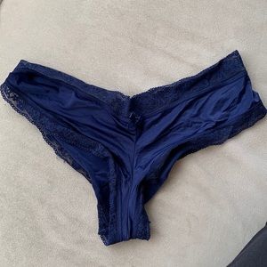 Victoria Secret Cheeky Midnight Blue Panty